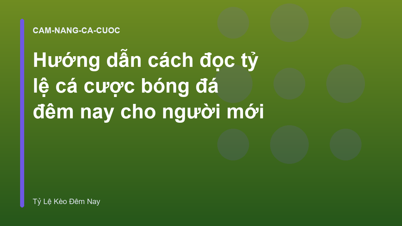 Read more about the article Hướng dẫn cách đọc tỷ lệ cá cược bóng đá đêm nay cho người mới